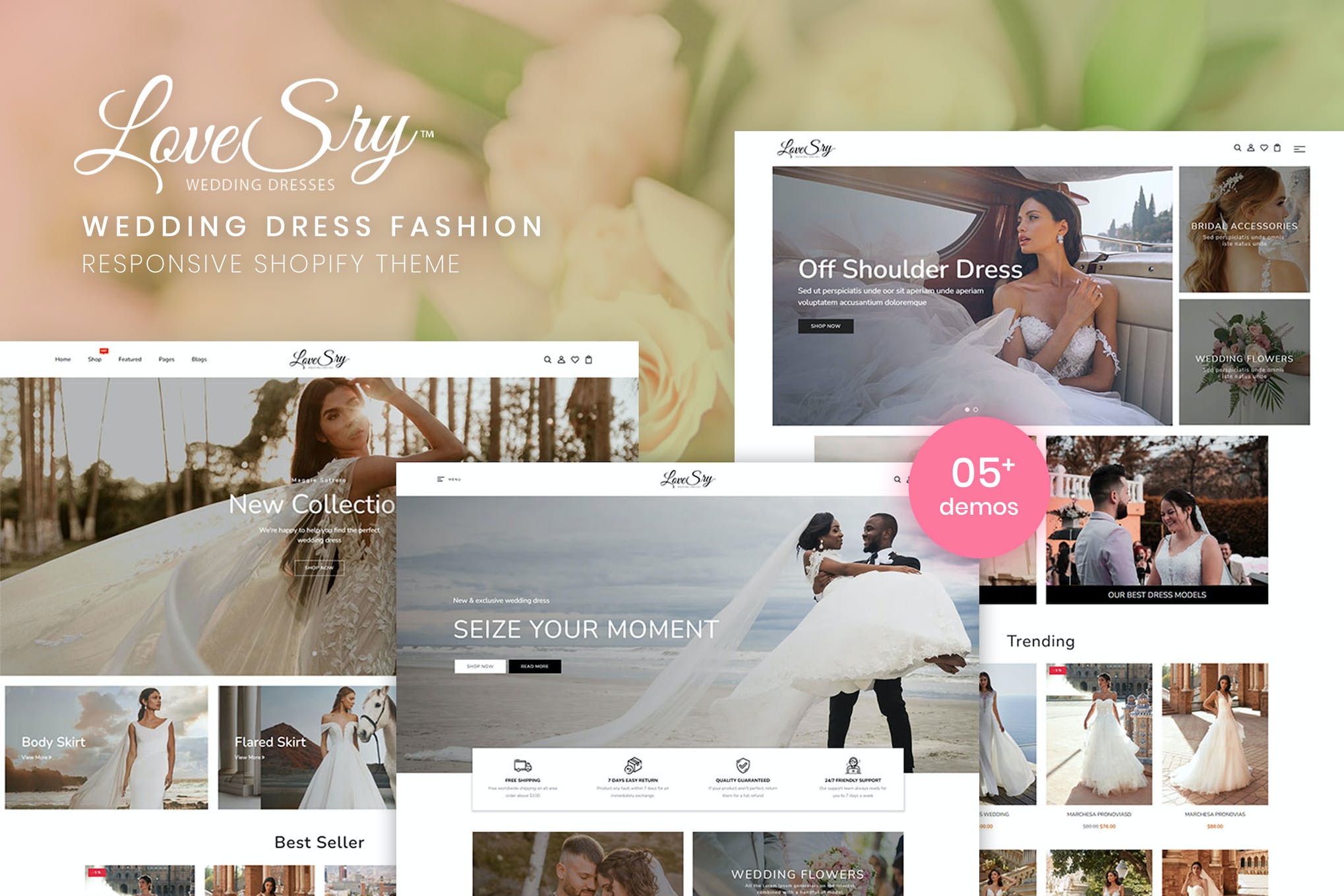 LoveSry – Wedding Dress Fashion Responsive Shopify