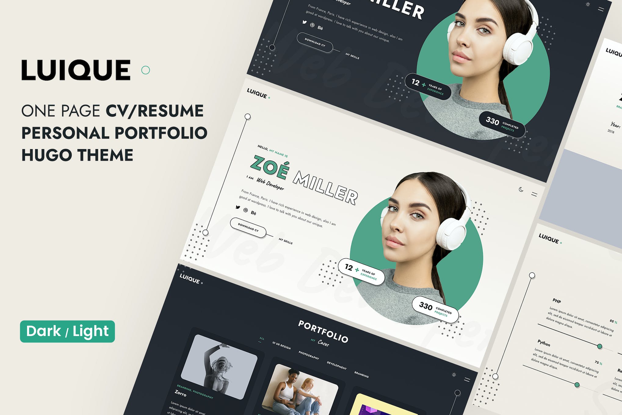 Luique – Personal Portfolio Hugo Theme