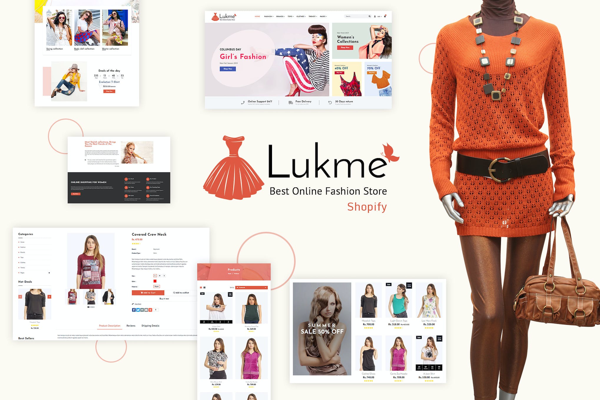 Lukme | Sectioned Fashion Shopify Theme