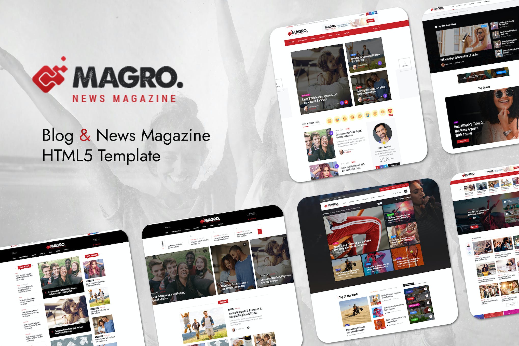 Magro – News Magazine & Blog Responsive Template