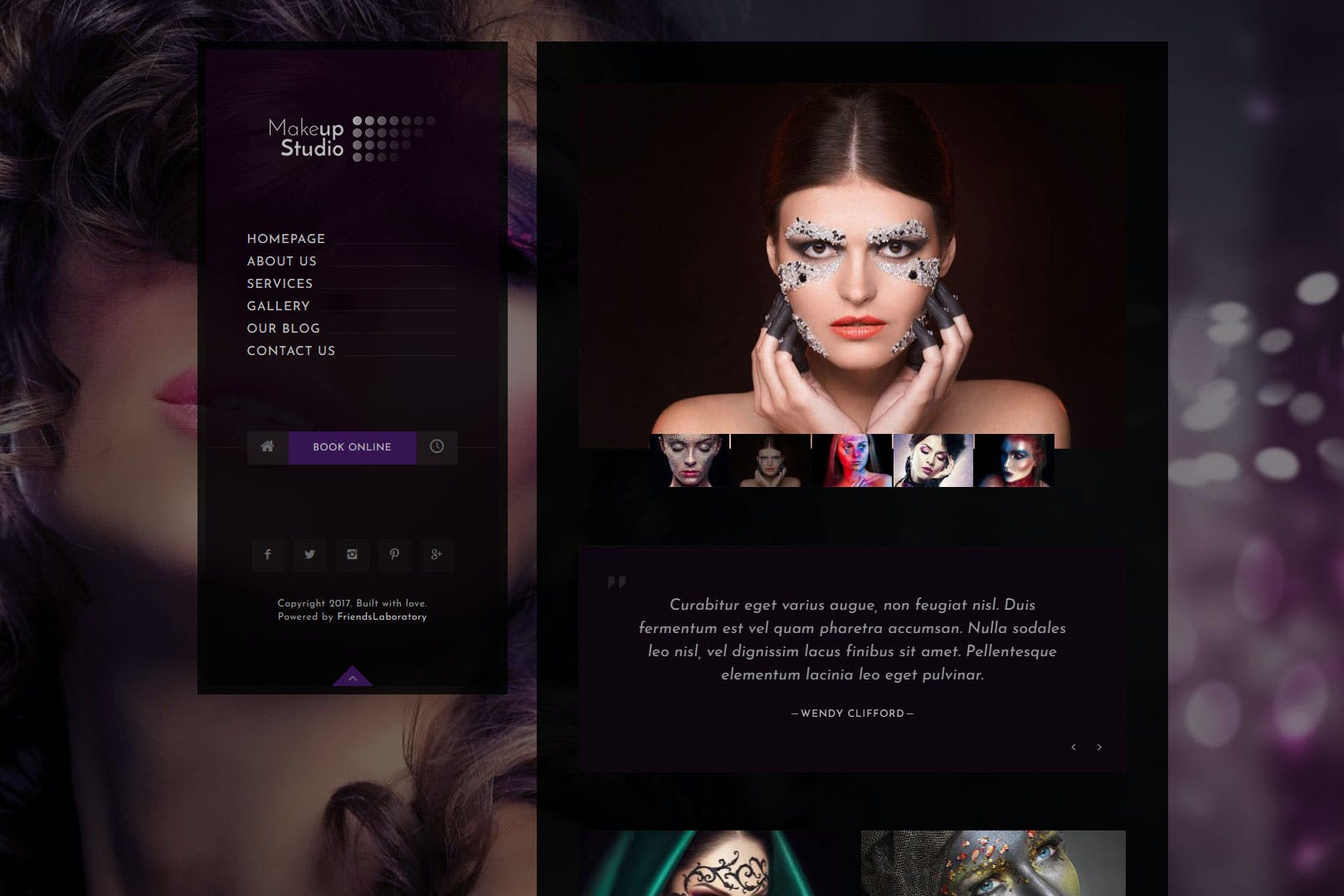 Makeup | Barbershop HTML Template