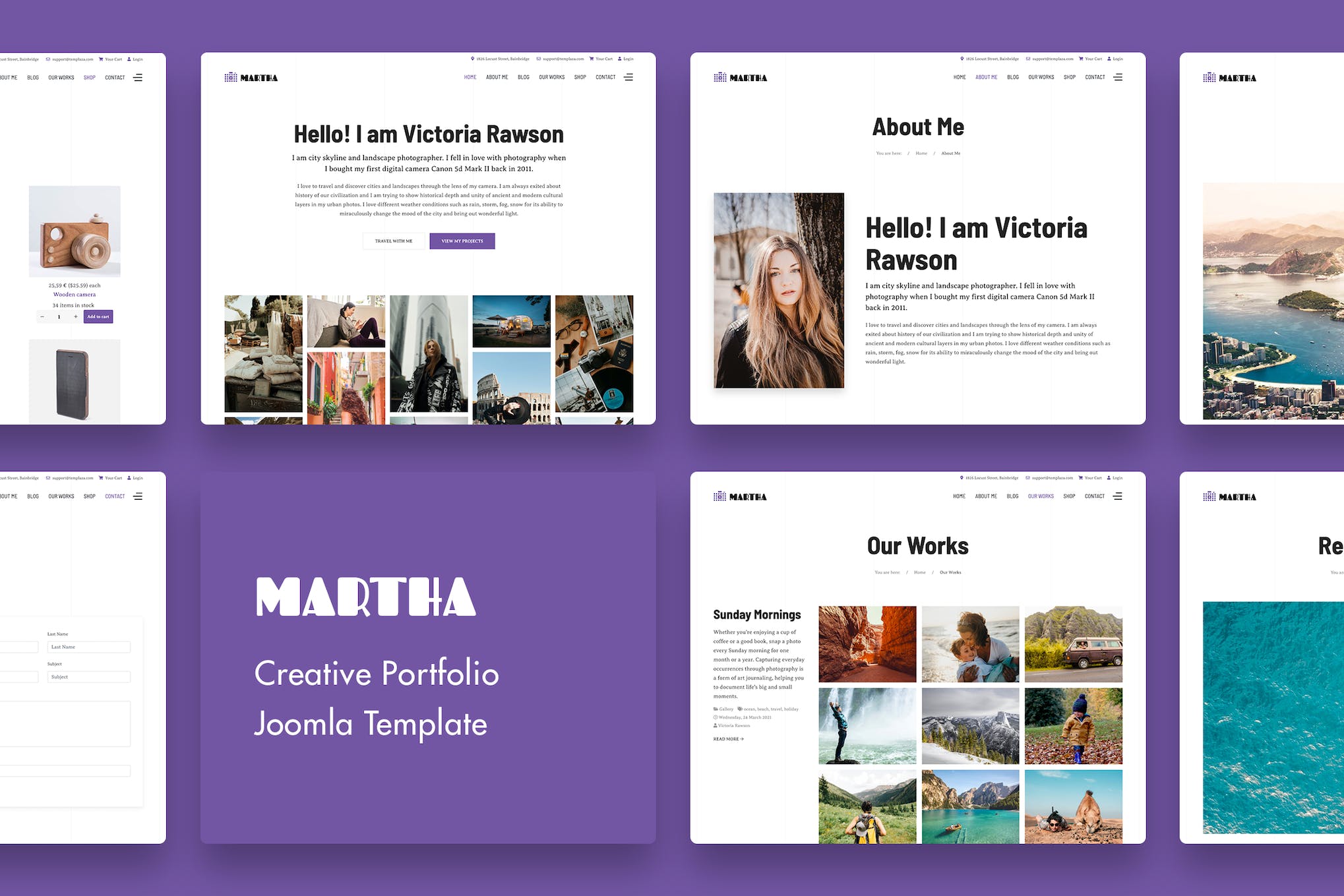 Martha | Creative Portfolio Joomla 4 Template