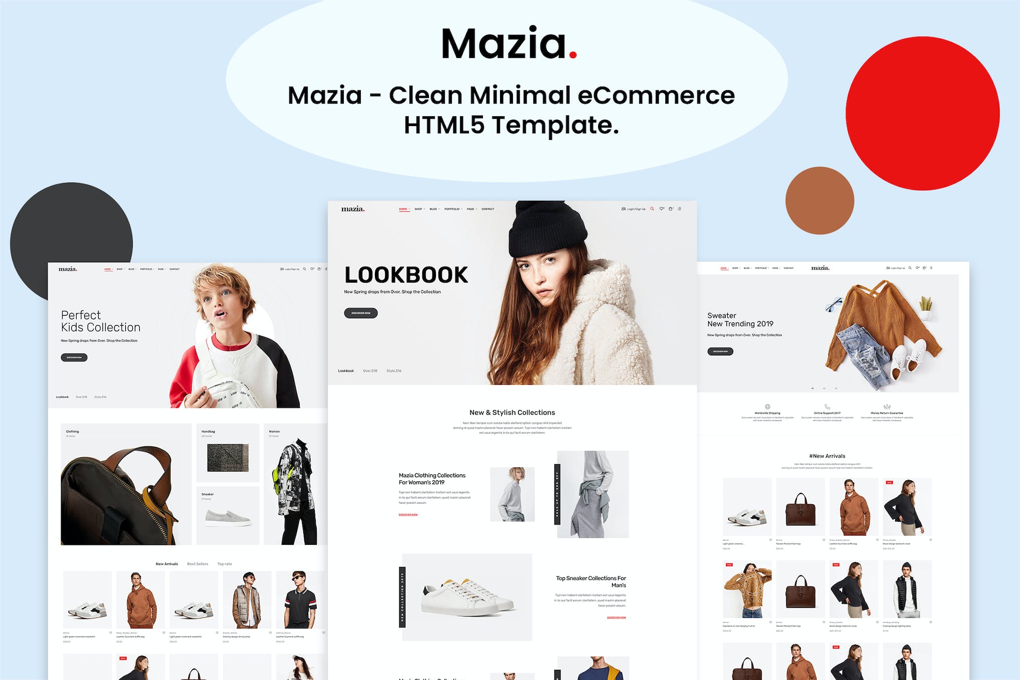 Mazia – Clean Minimal eCommerce HTML5 Template