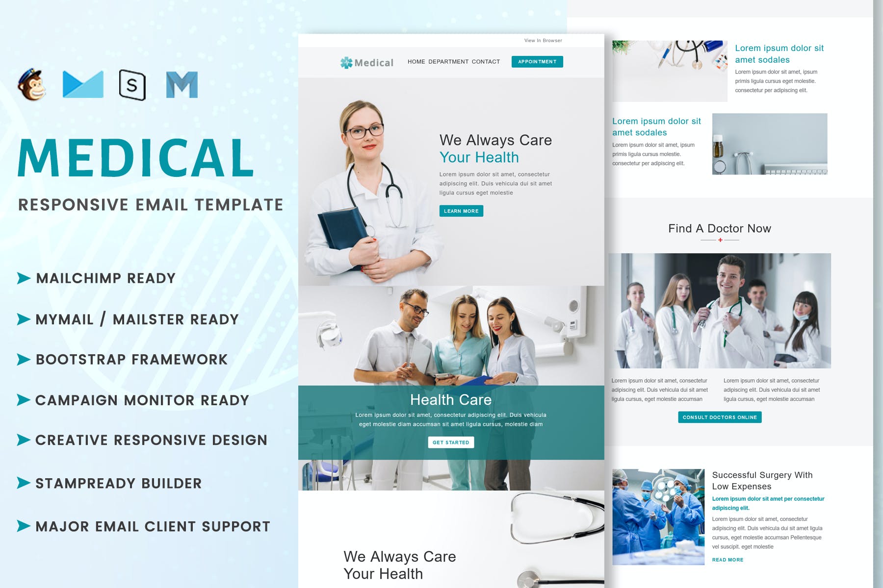 Medical – Multipurpose Responsive Email Template