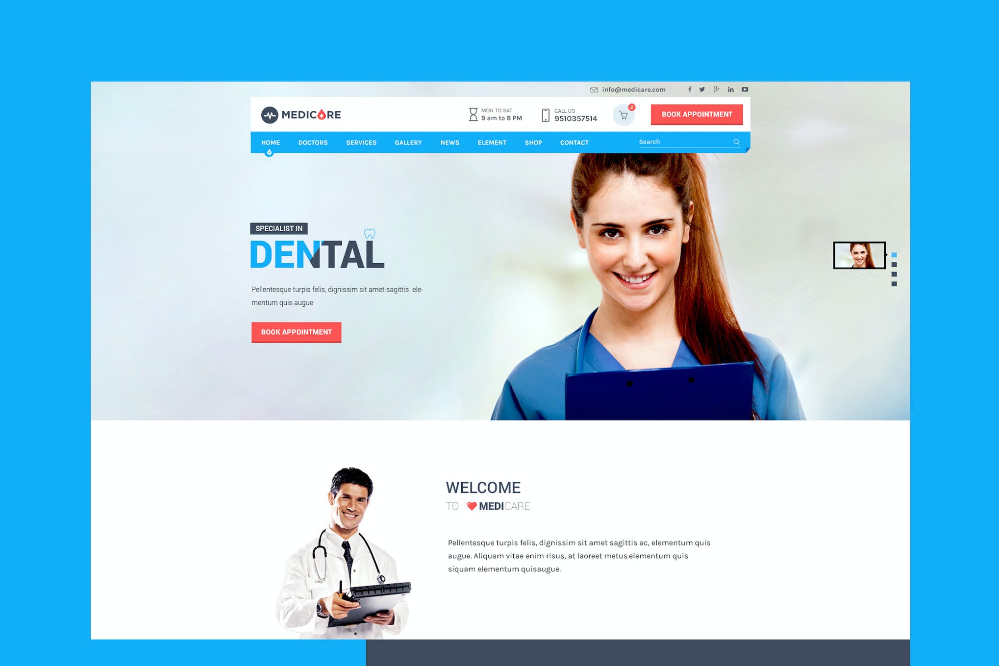 Medicare – Medical & Health HTML Template