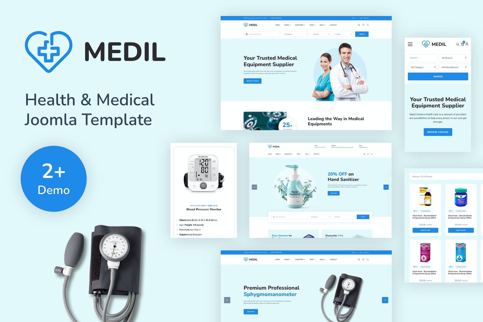 Medil – Medical & Healthcare Joomla 4 Template