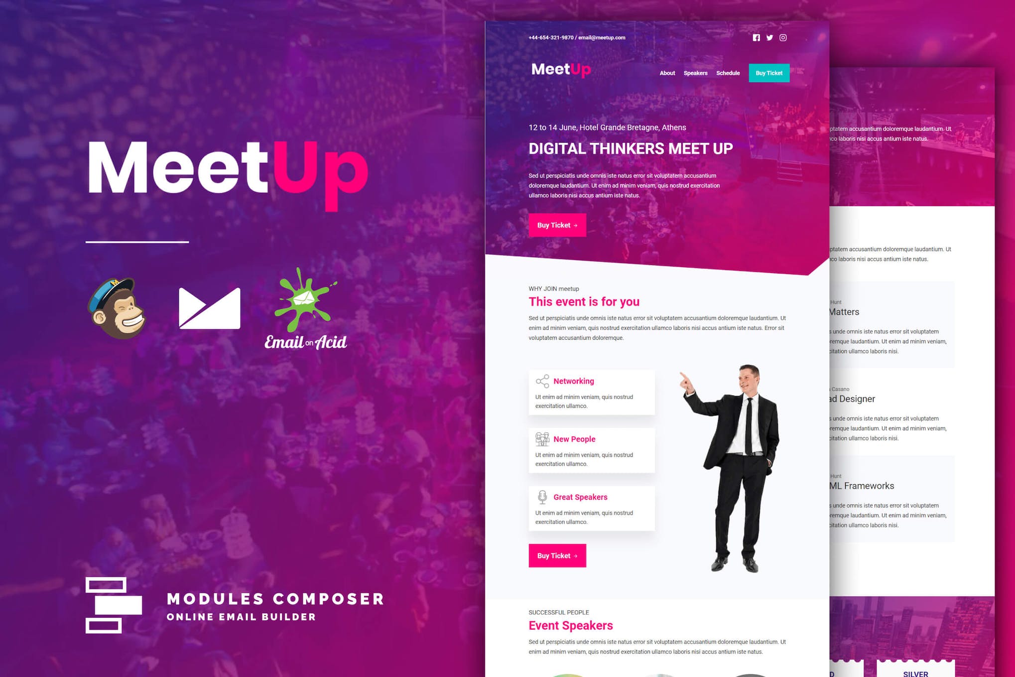 MeetUp – Event / Conference Responsive Email