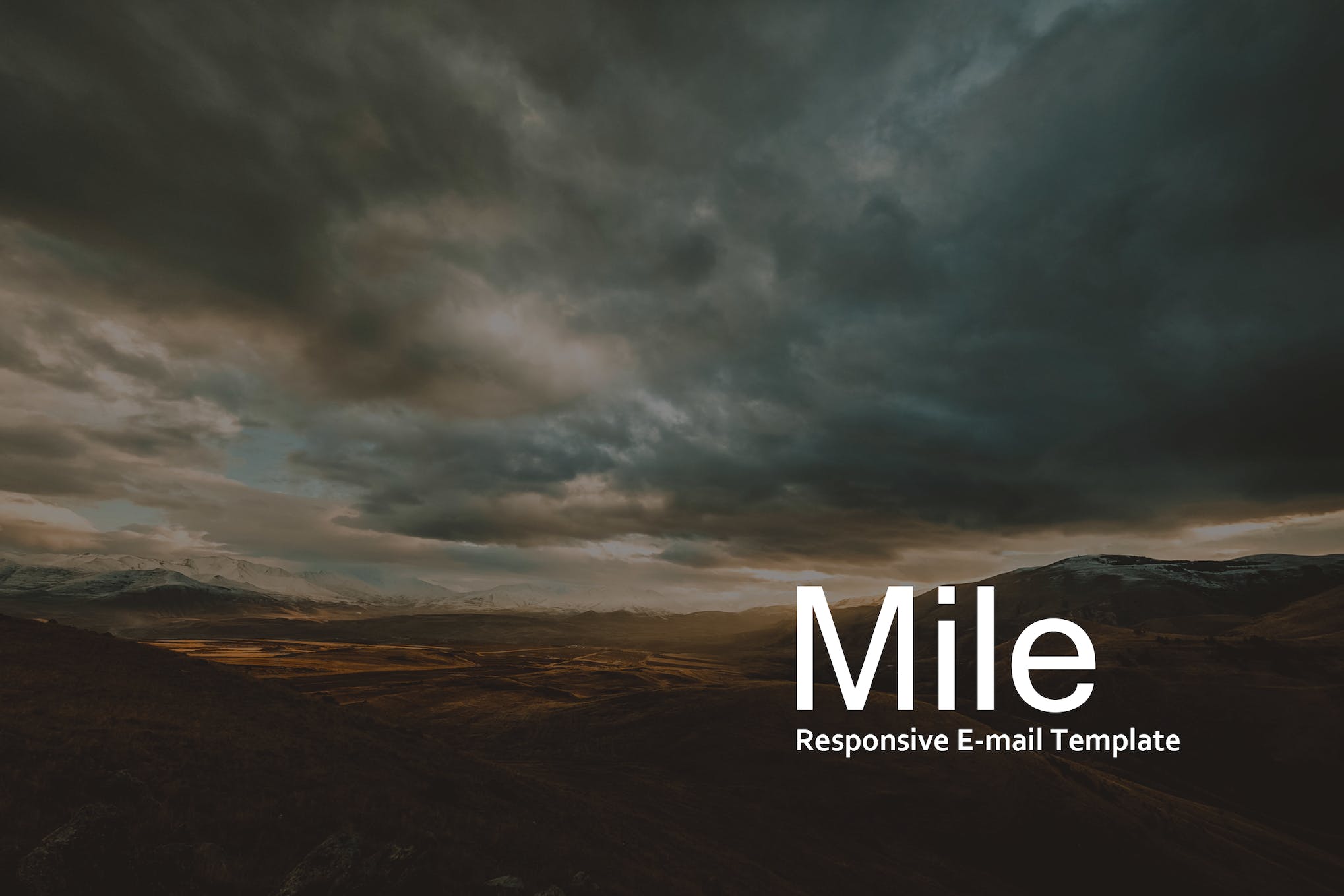 Mile – Responsive E-mail Template