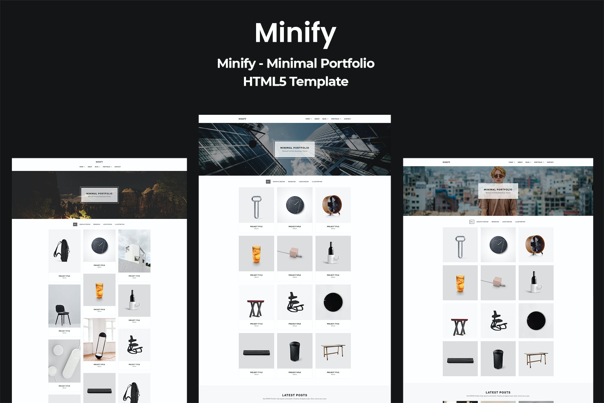 Minify – Minimal Portfolio HTML5 Template