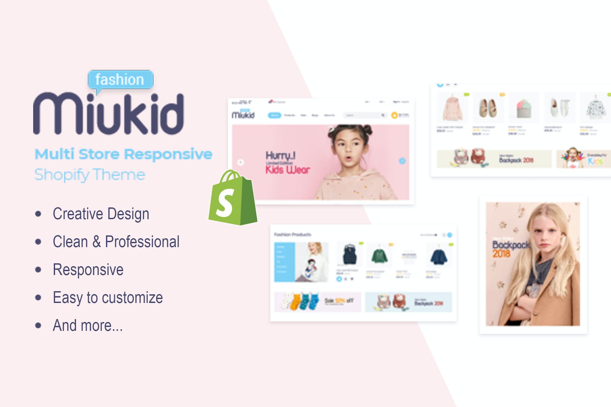 MiuKid – Multi Store Responsive Shopify Theme