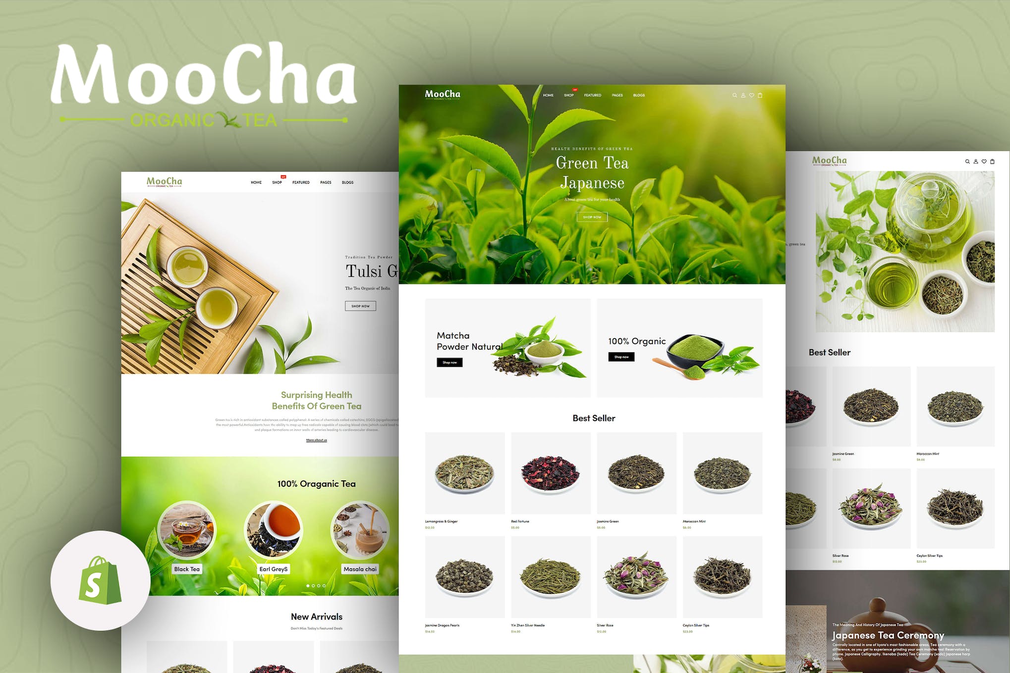 Moocha – Tea Shop & Organic Store Shopify Theme