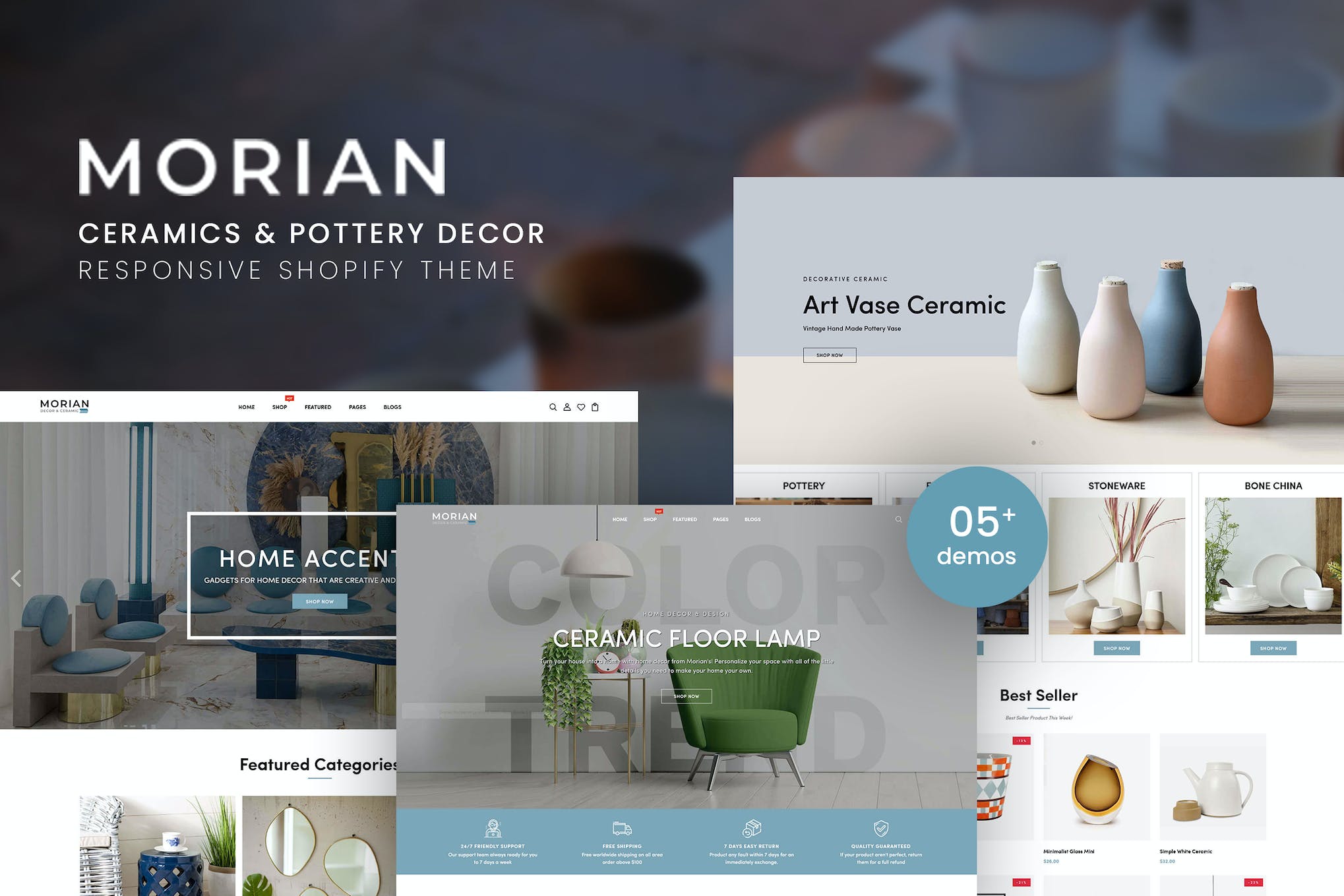 Morian – Ceramics & Pottery Decor Shopify Theme