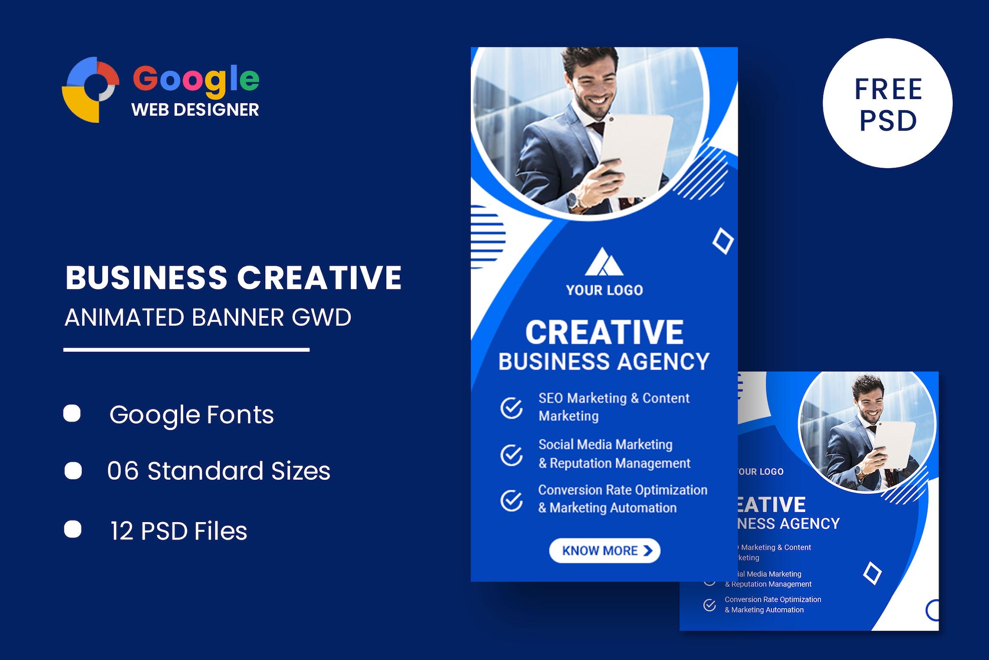 Multipurpose Business Animated Banner GWD