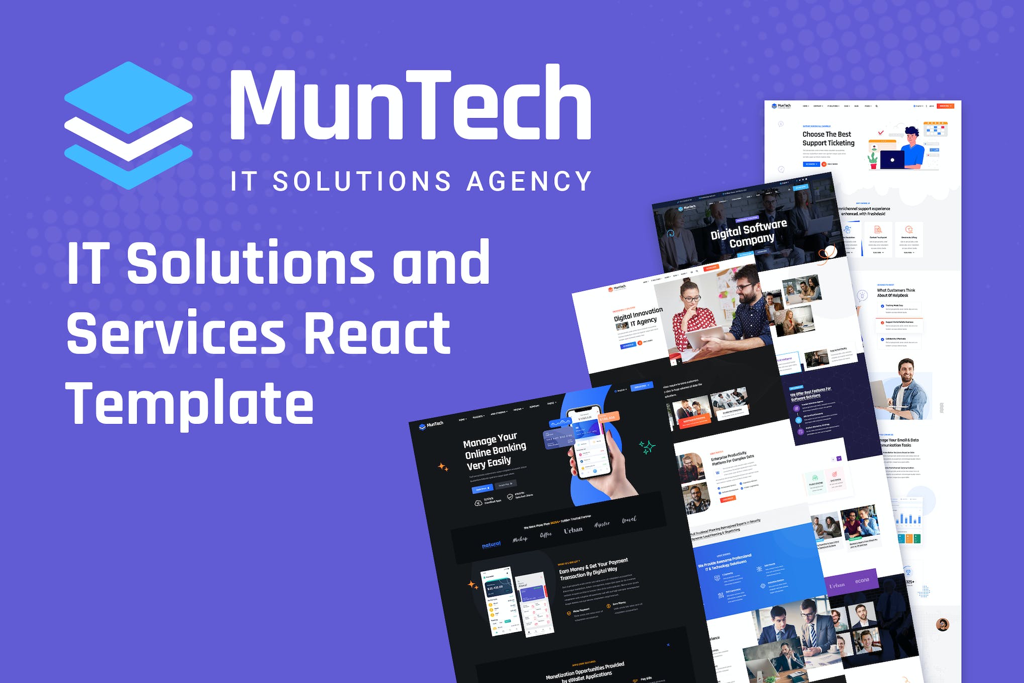 Muntech – Technology & IT Solutions React Template