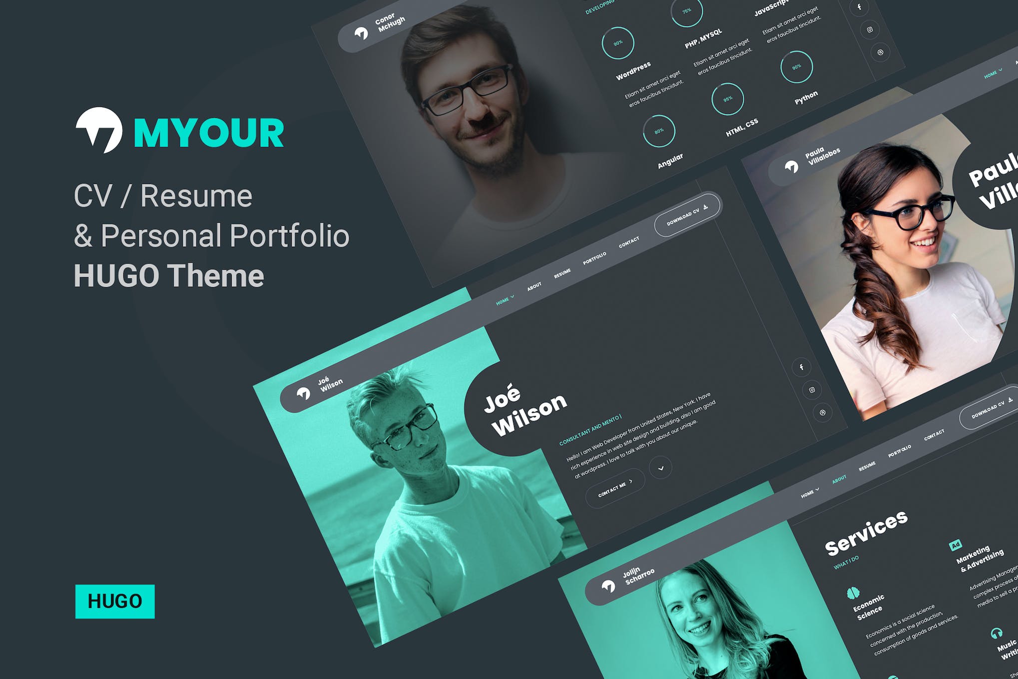 Myour – CV/Resume & Personal Portfolio Hugo Theme