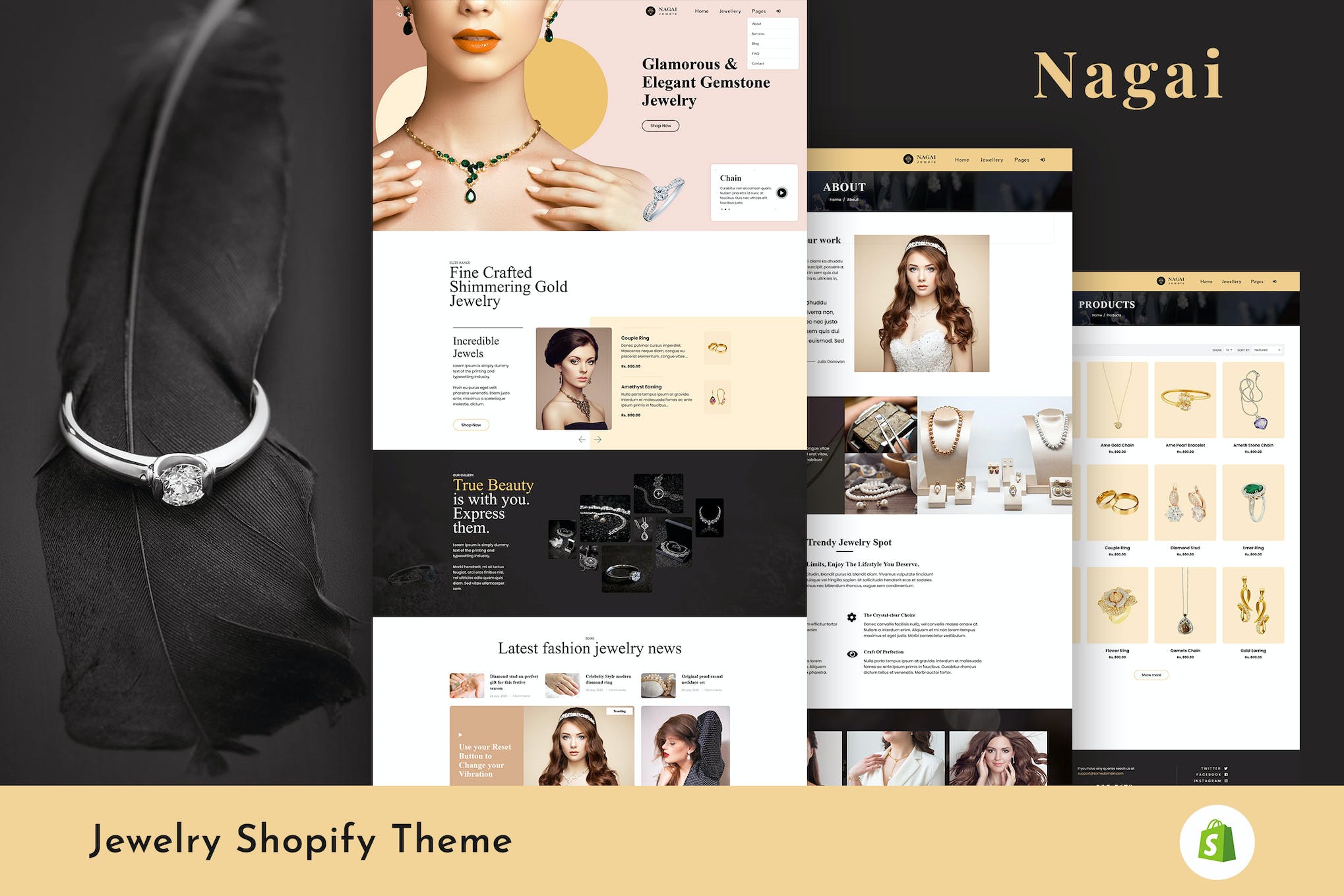 Nagai – Jewelry Responsive Shopify Theme