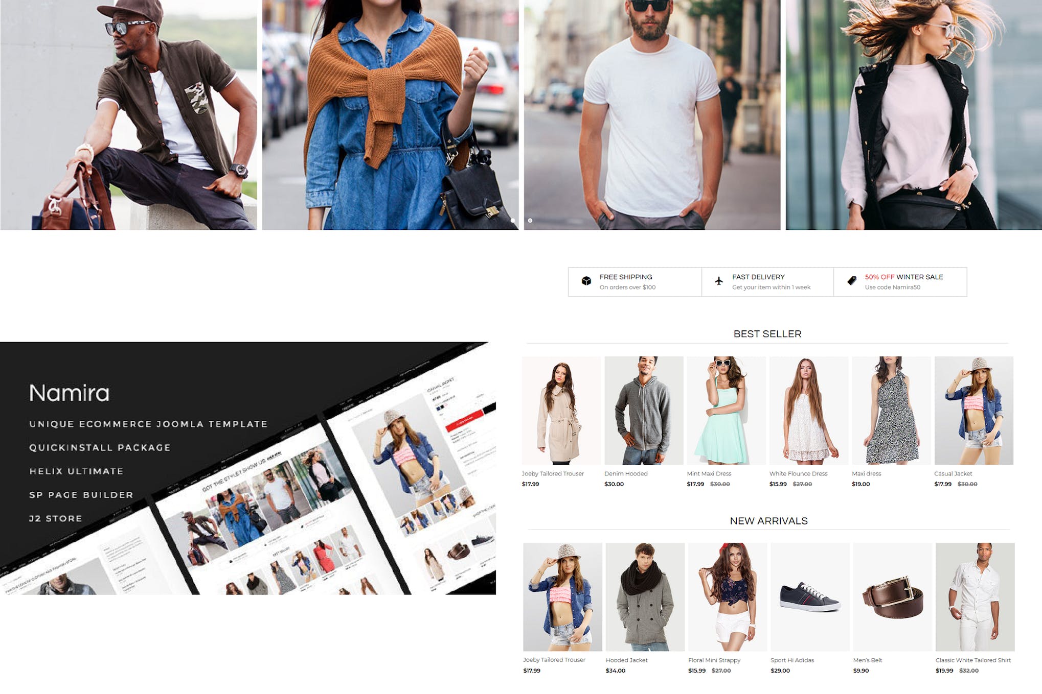 Namira – Unique eCommerce J2Store Joomla Template