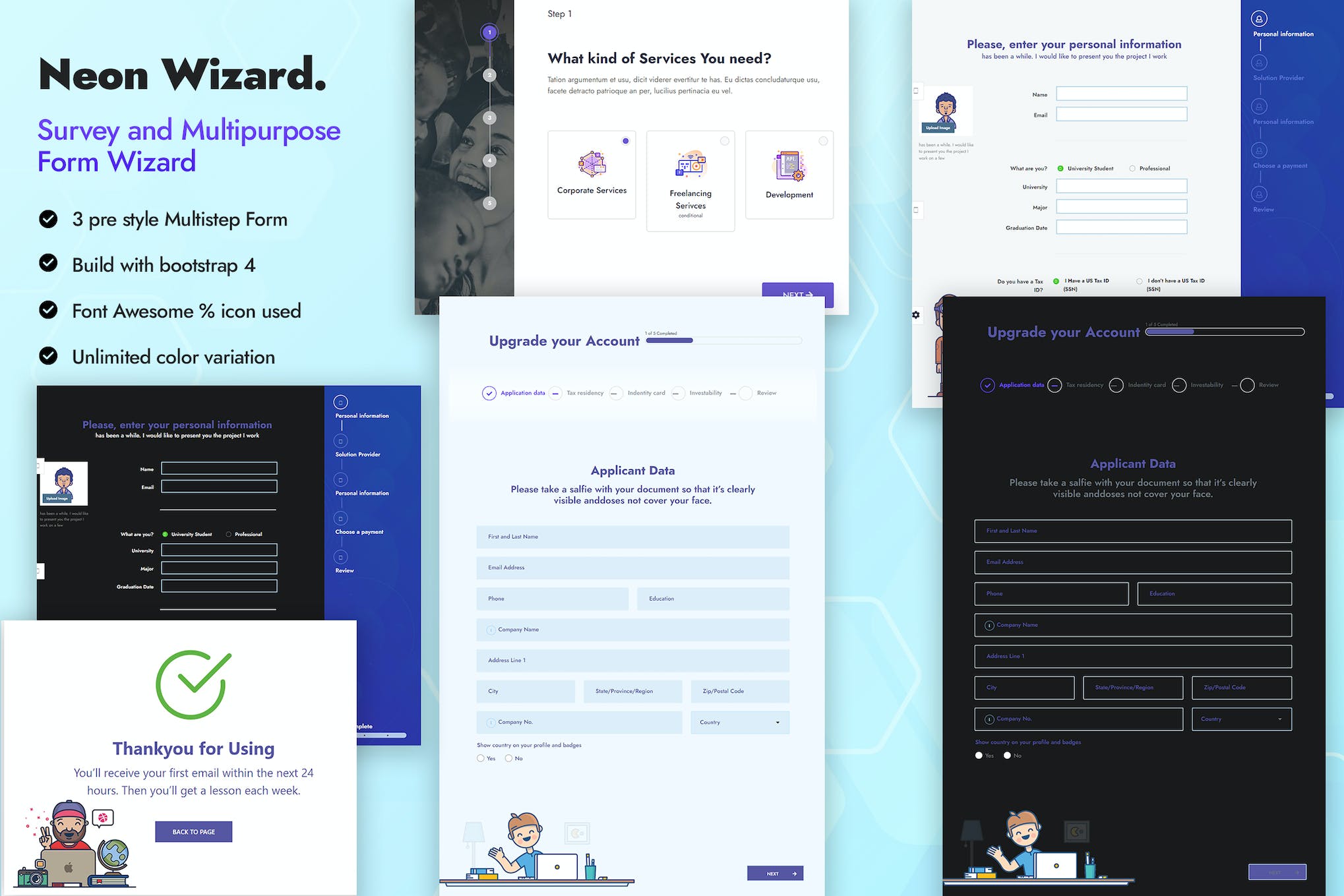 NeonWizard – Questionnaire Multistep Form Wizard