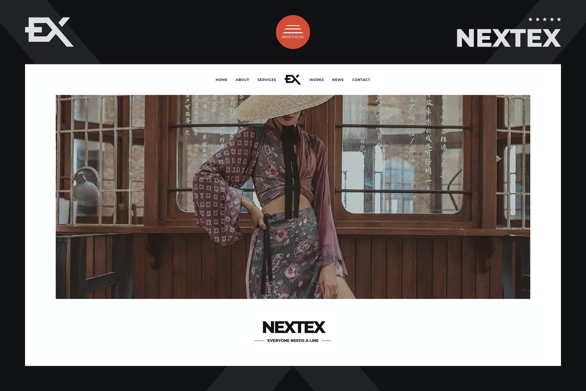 Nextex – One Page Photography Portfolio Template