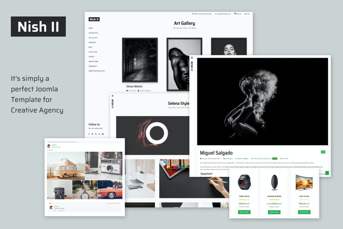 Nish II - Creative Joomla 4 Template