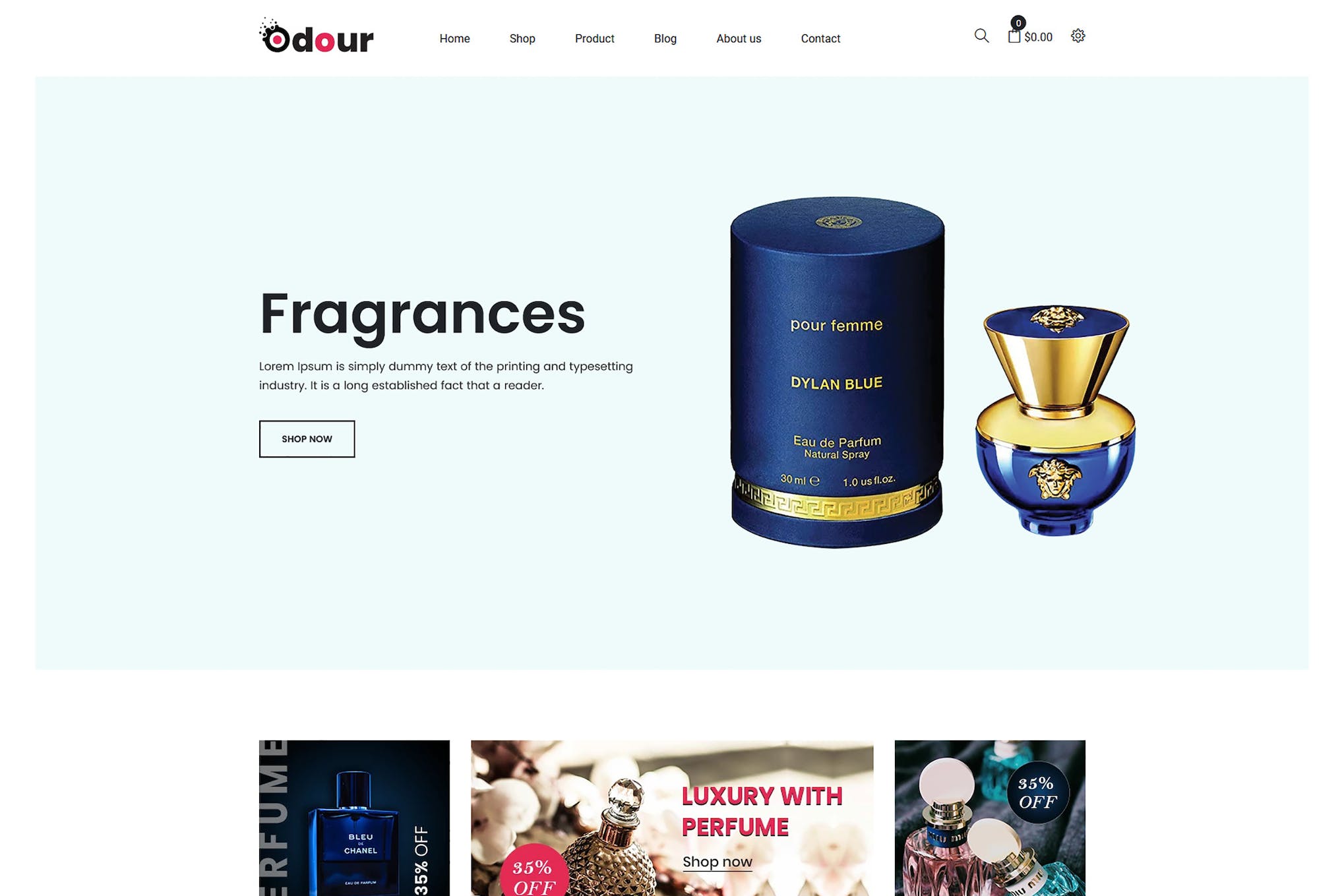 Odour – Perfume Shopify Theme