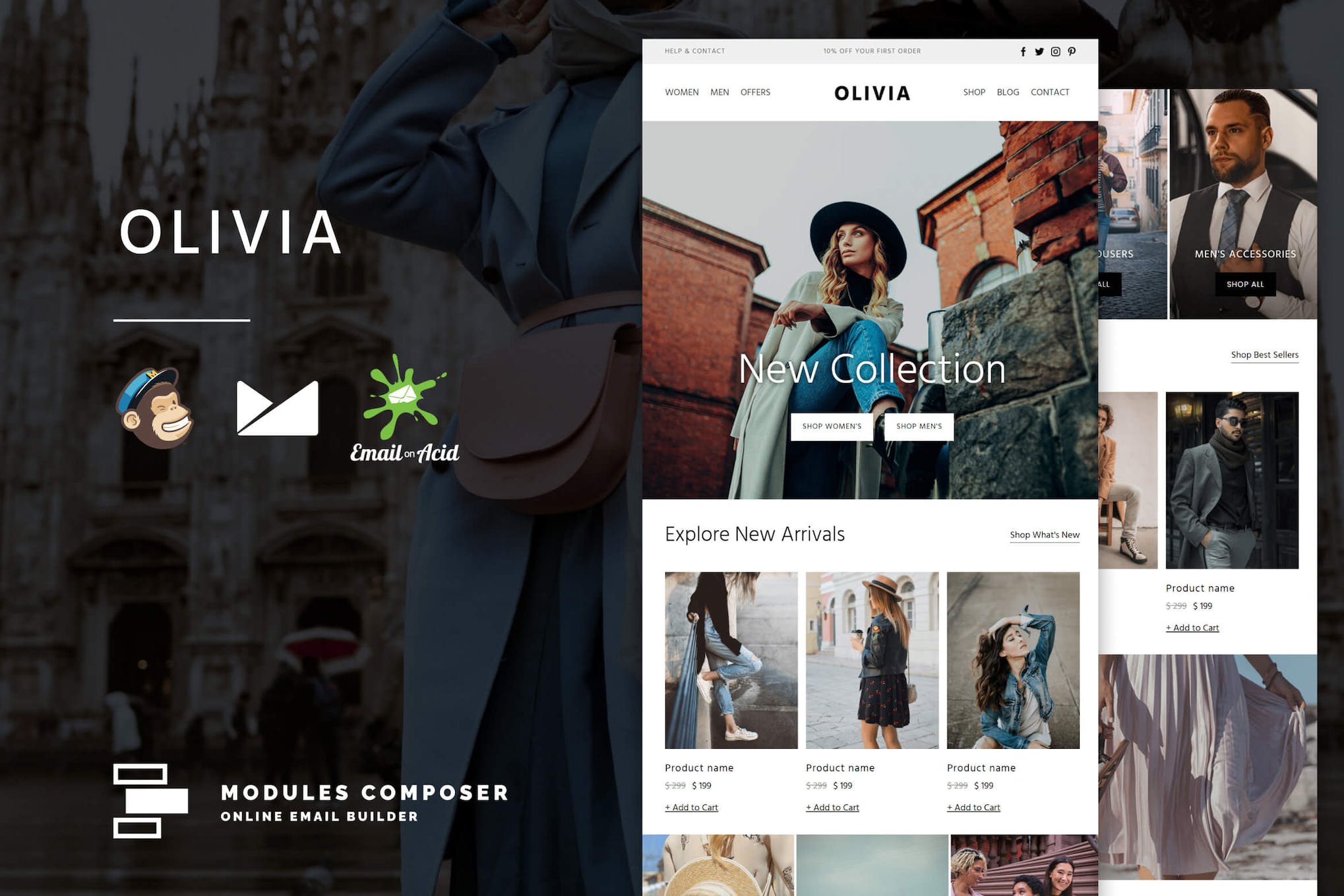 Olivia – E-commerce Responsive Email Template