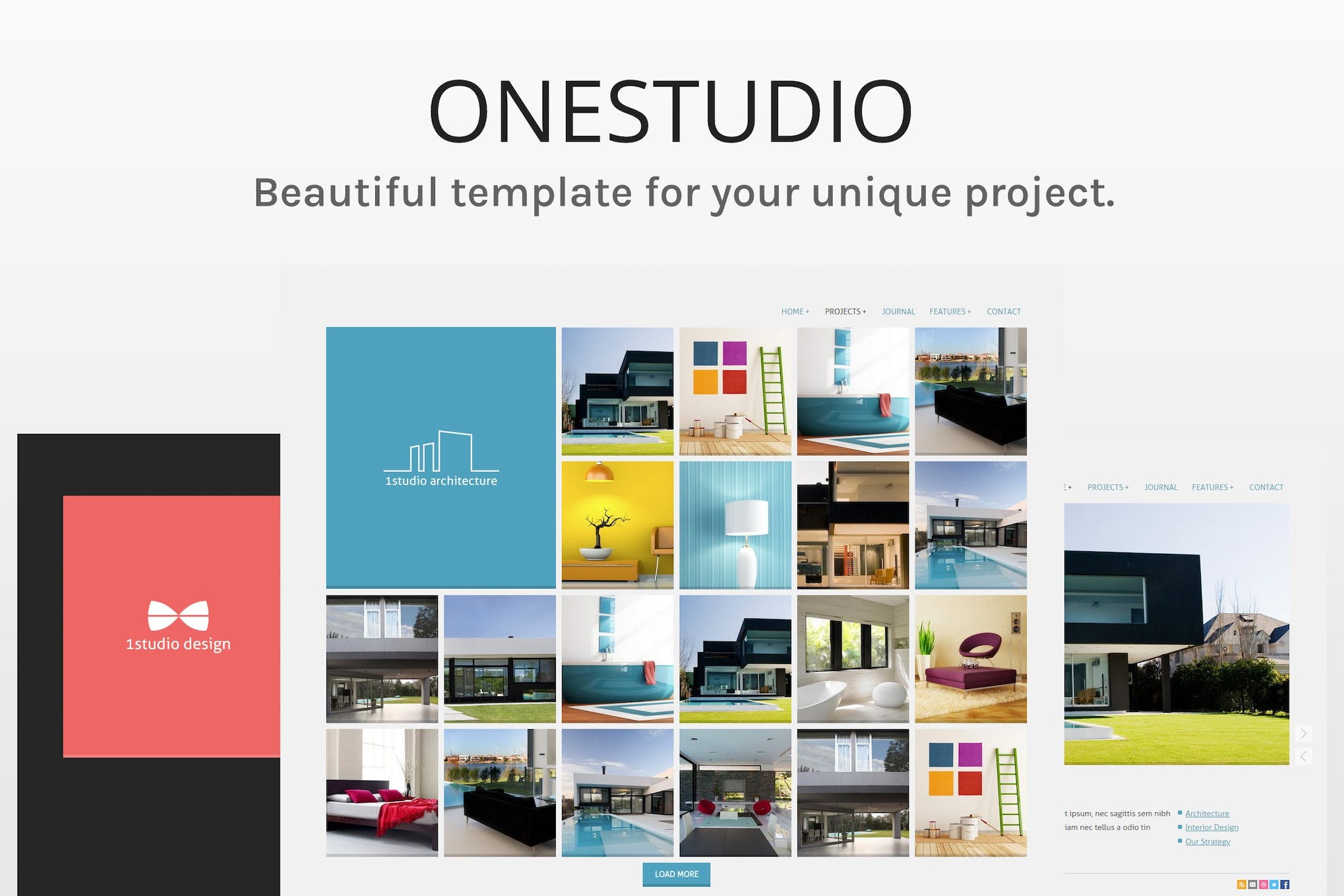 OneStudio – Minimal HTML5 Template