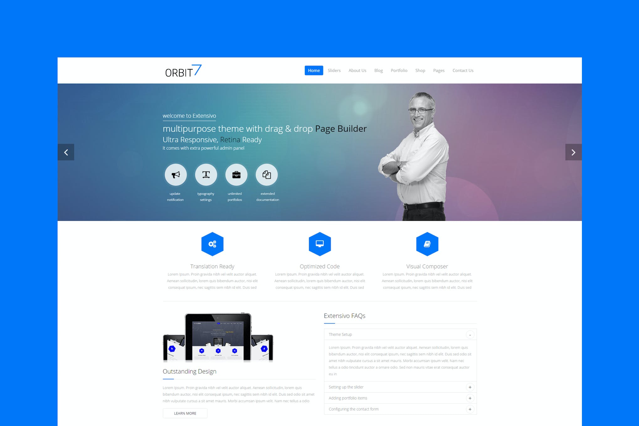 Orbit7 – Creative Multipurpose HTML5 Template