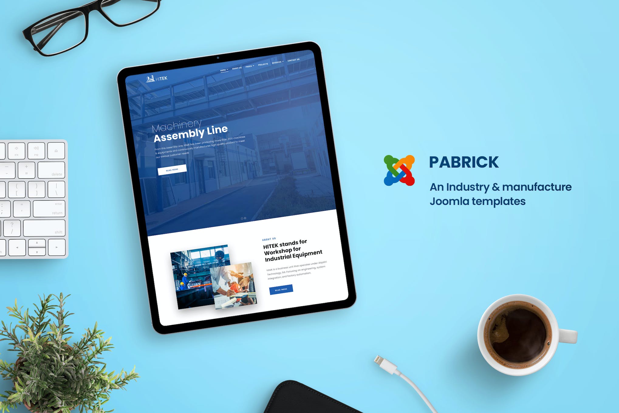 Pabrick – Industry & Manufacture Joomla 4 Template