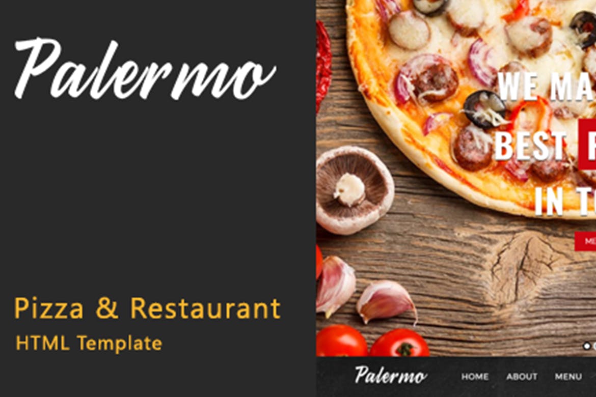 Palermo – Pizza & Restaurant HTML Template