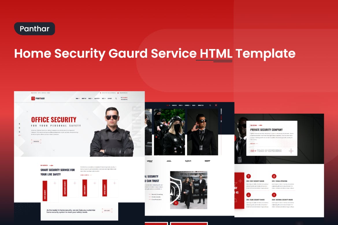 Panthar – Security Gaurd Service HTML Template