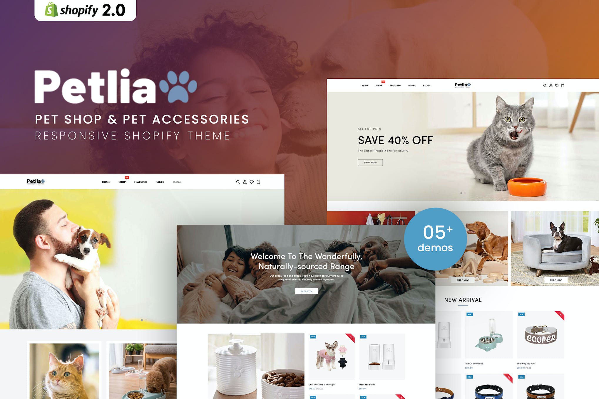 Petlia – Pet Shop & Pet Accessories Shopify Theme