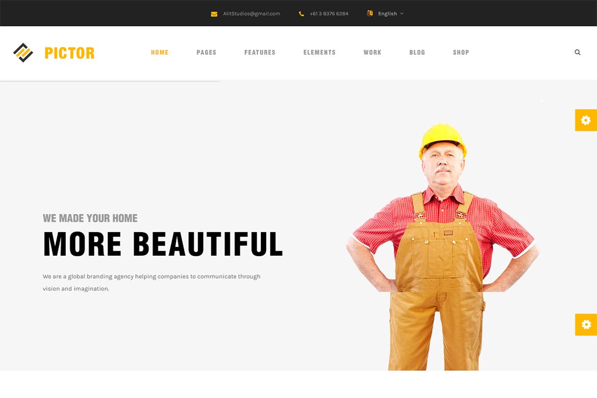 Pictor – Html Construction, Building And Business