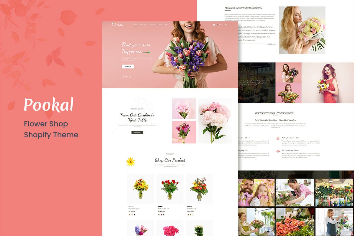 Pookal – Flower Shop and Florist Shopify Theme