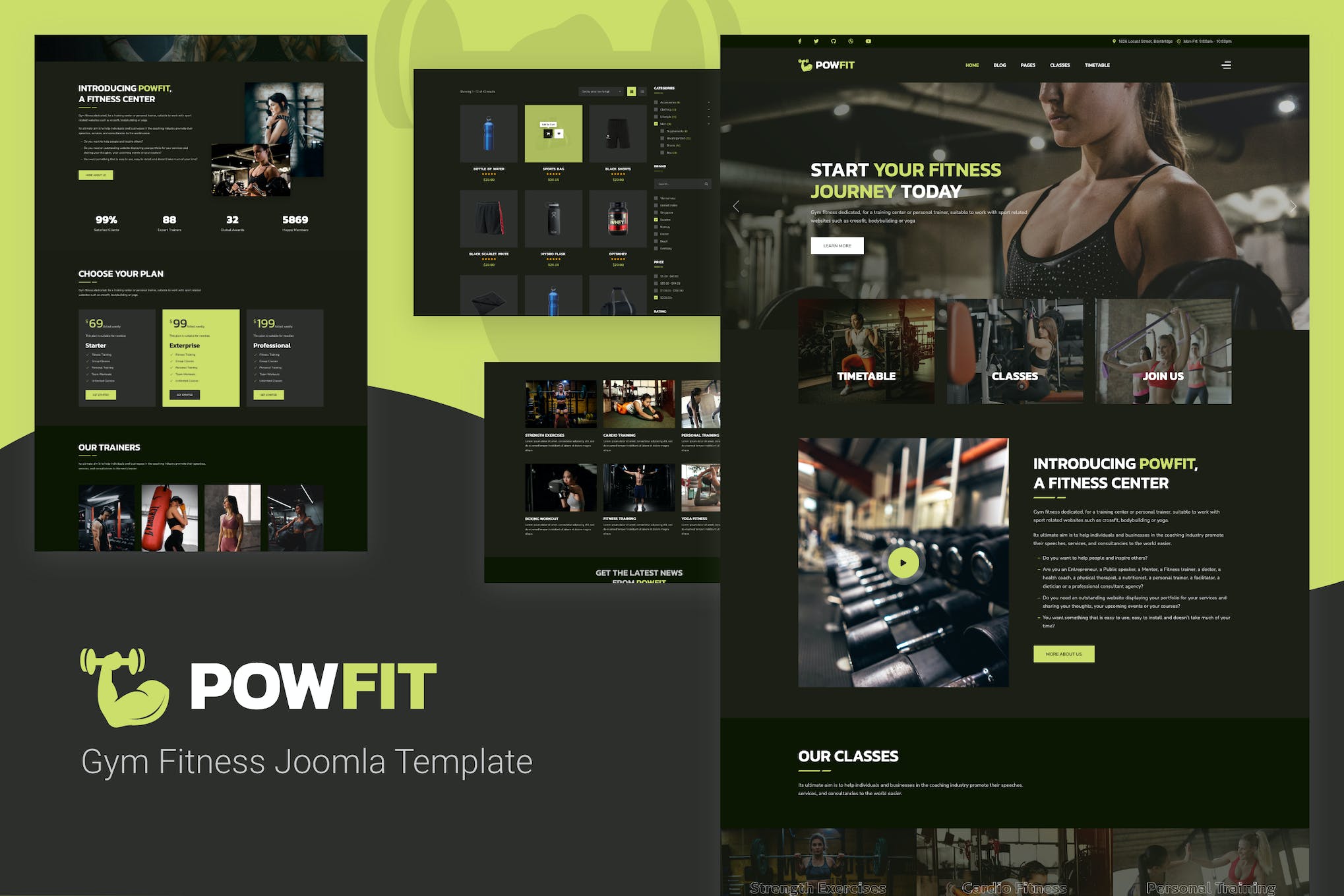 PowFit – Gym Fitness Joomla Template