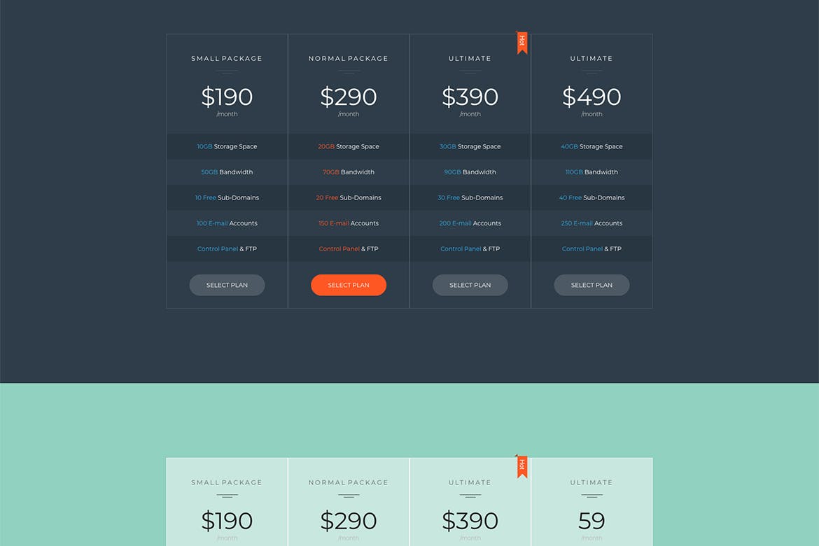 Price HTML Template