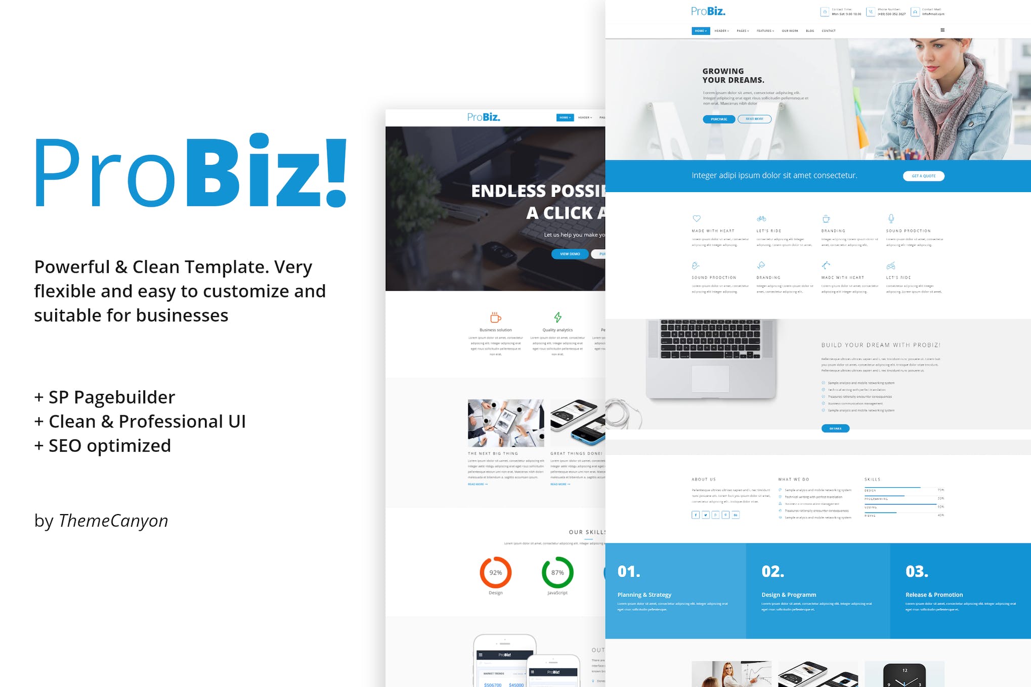 ProBiz! – Creative Multipurpose Business Template