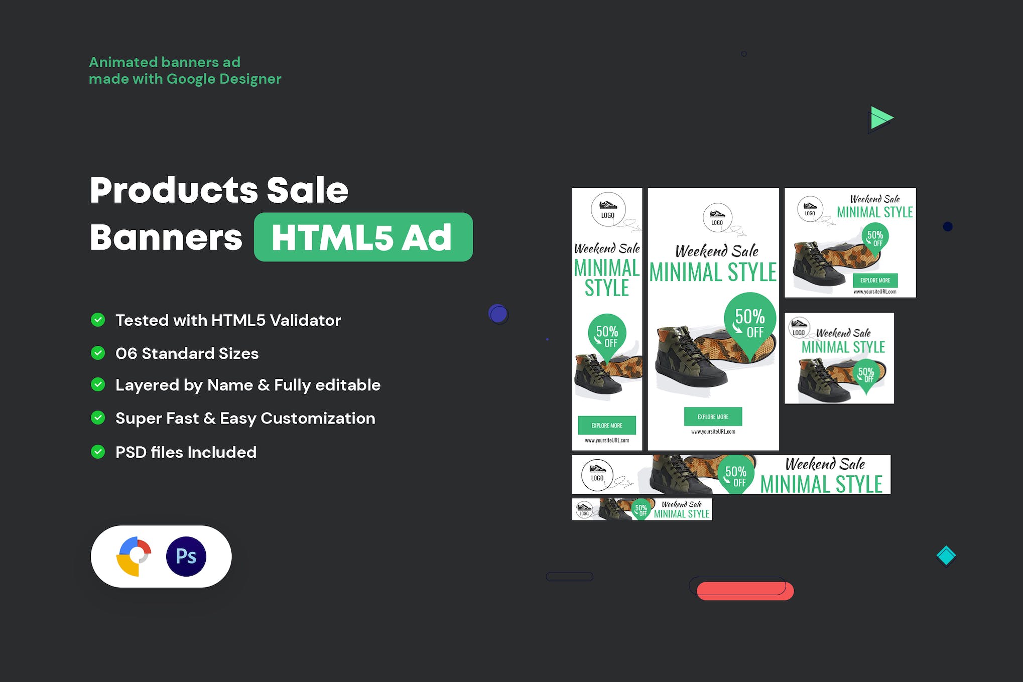 Product Sale Banners HTML5 Ad