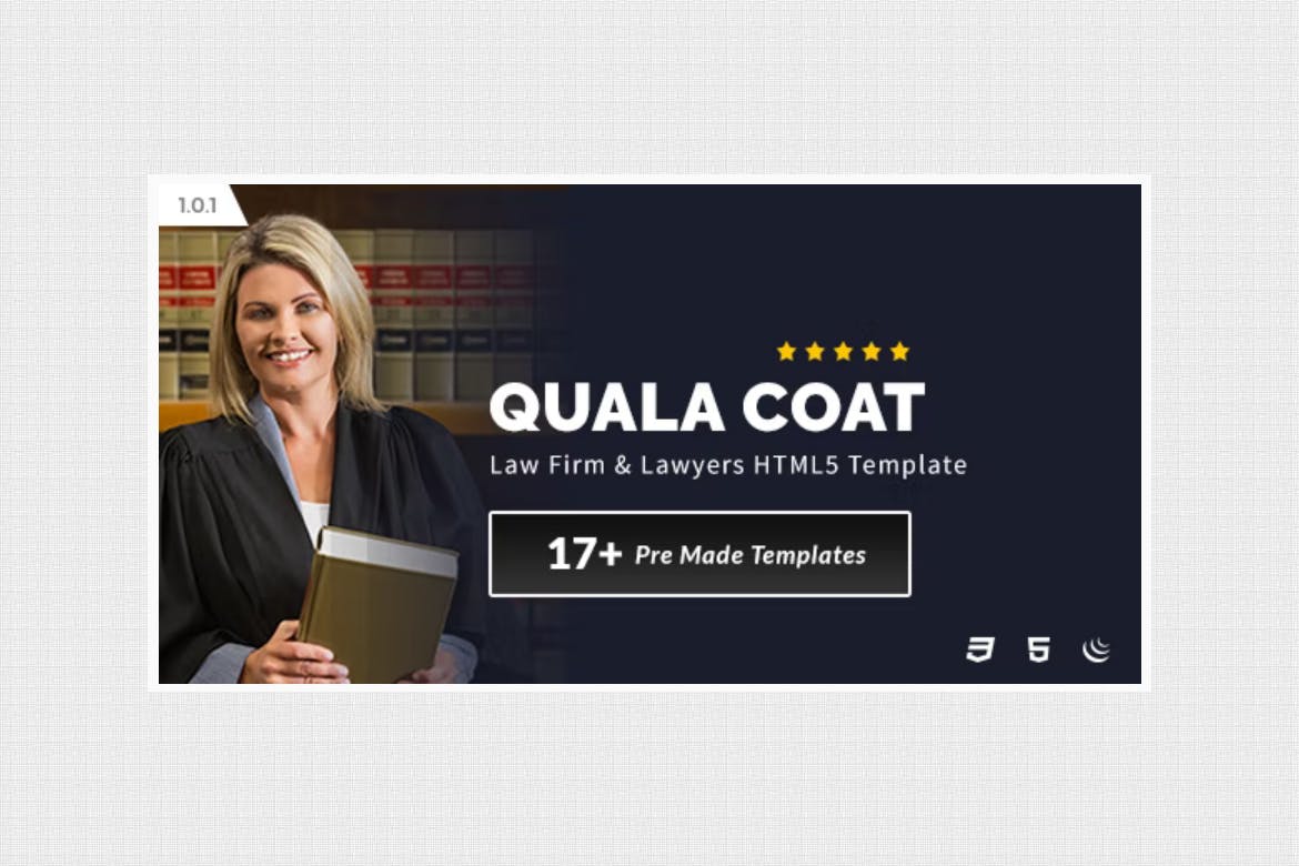 Quala Coat – Law Firm & Lawyers HTML5 Template