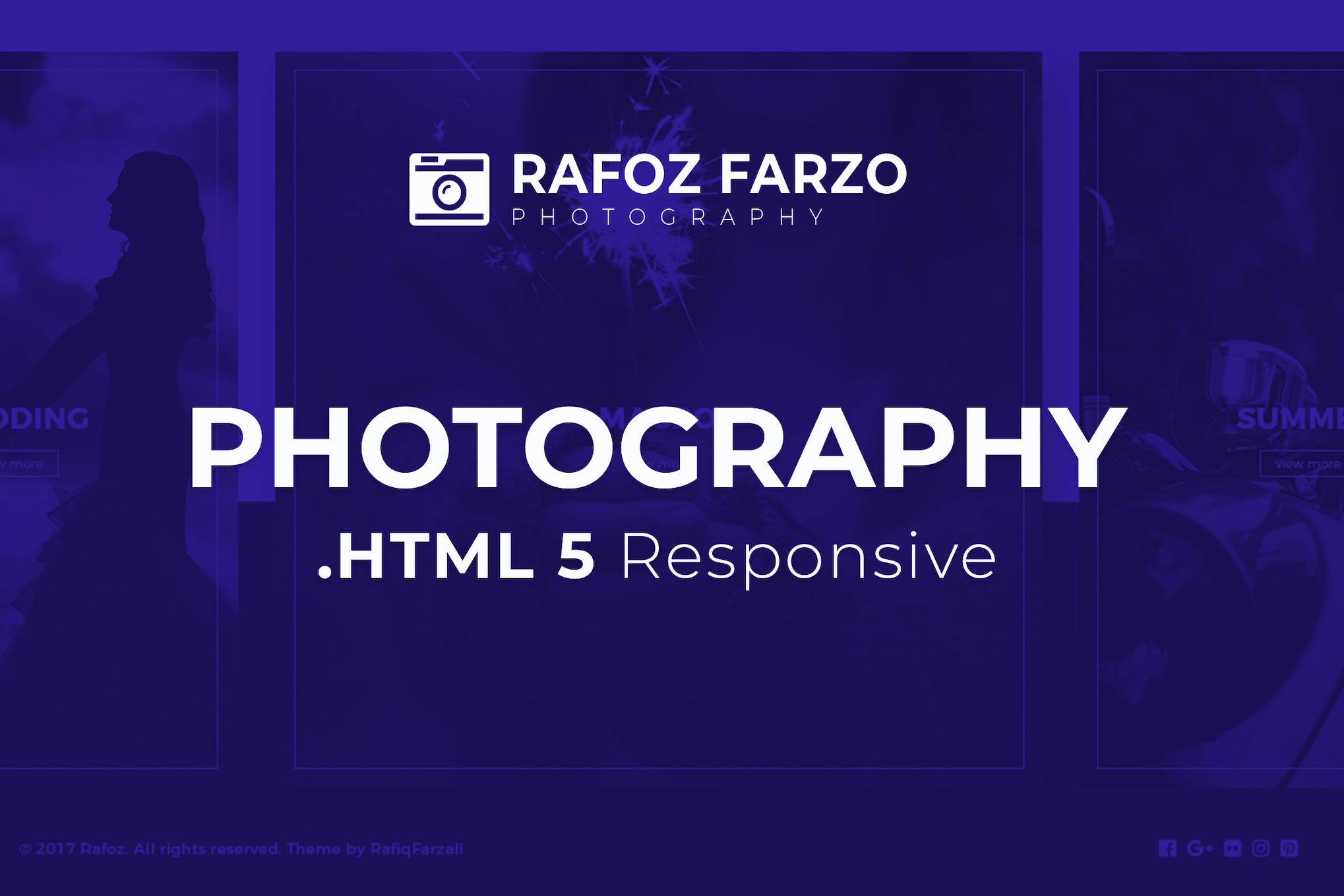 Rafoz Photography HTML Template