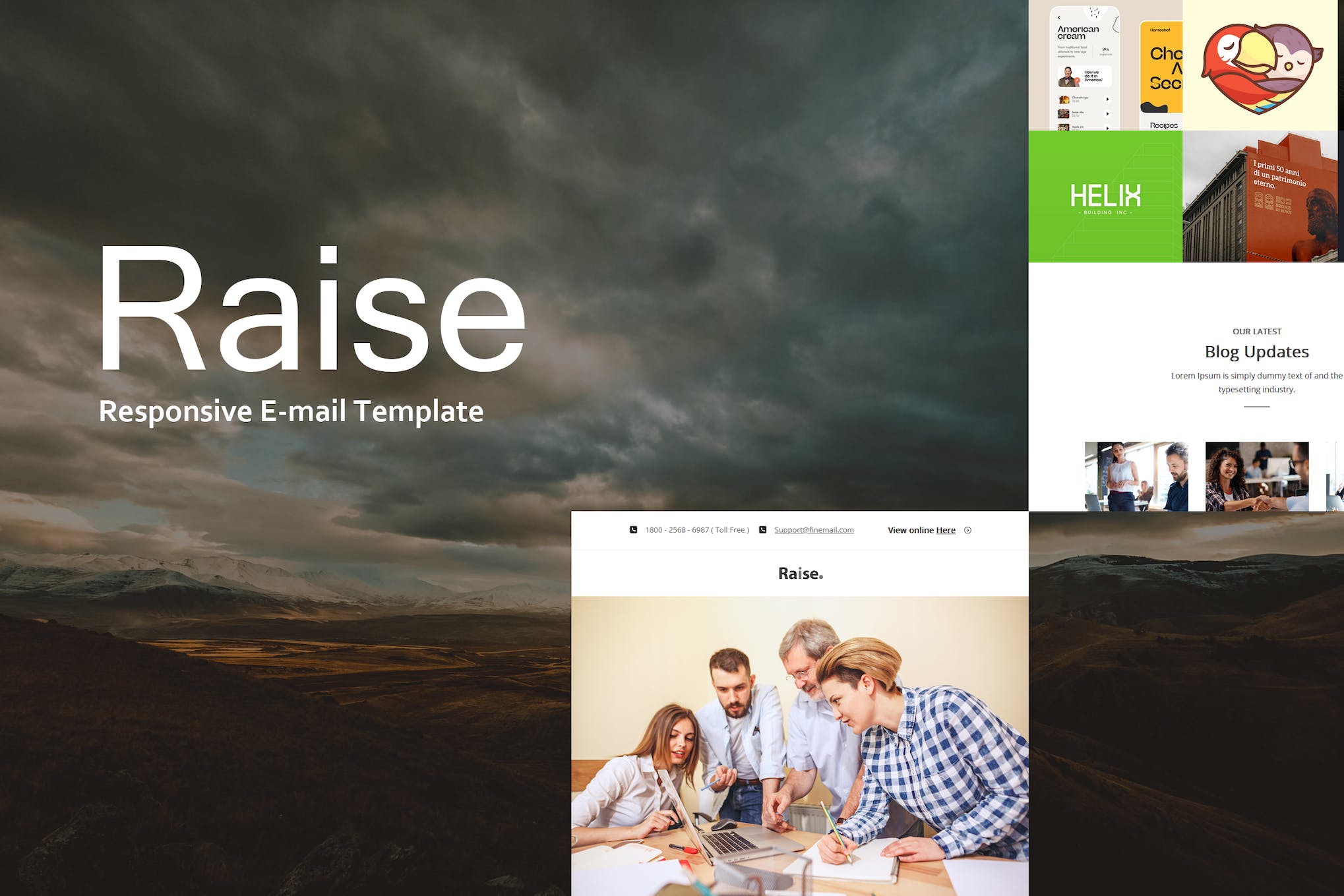 Raise Mail – Responsive E-mail Template