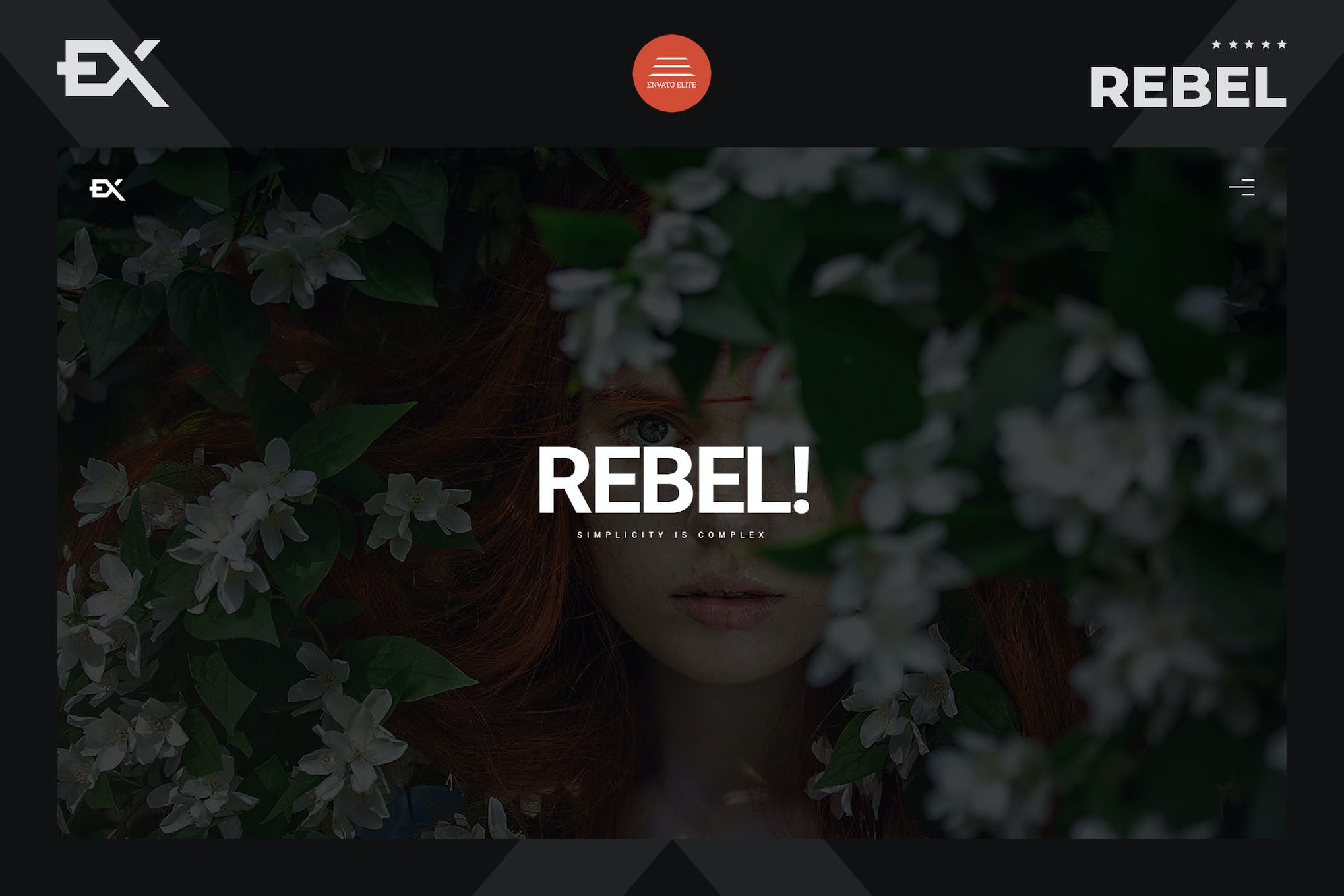 Rebel – Creative Portfolio Template