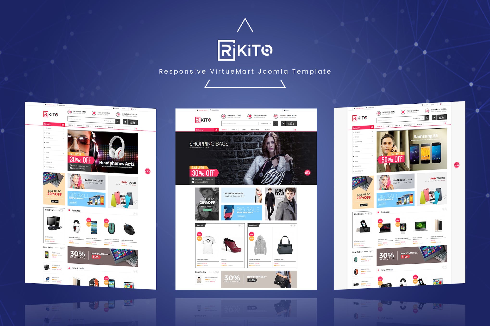 Rikito – Responsive VirtueMart Joomla Template