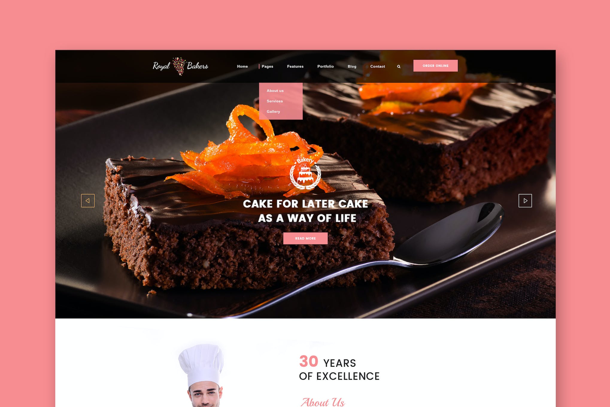 Royal Bakery – Cakery & Bakery HTML Template