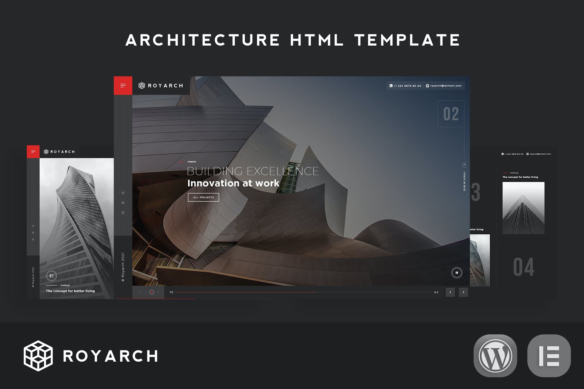 Royarch – Architecture HTML Template