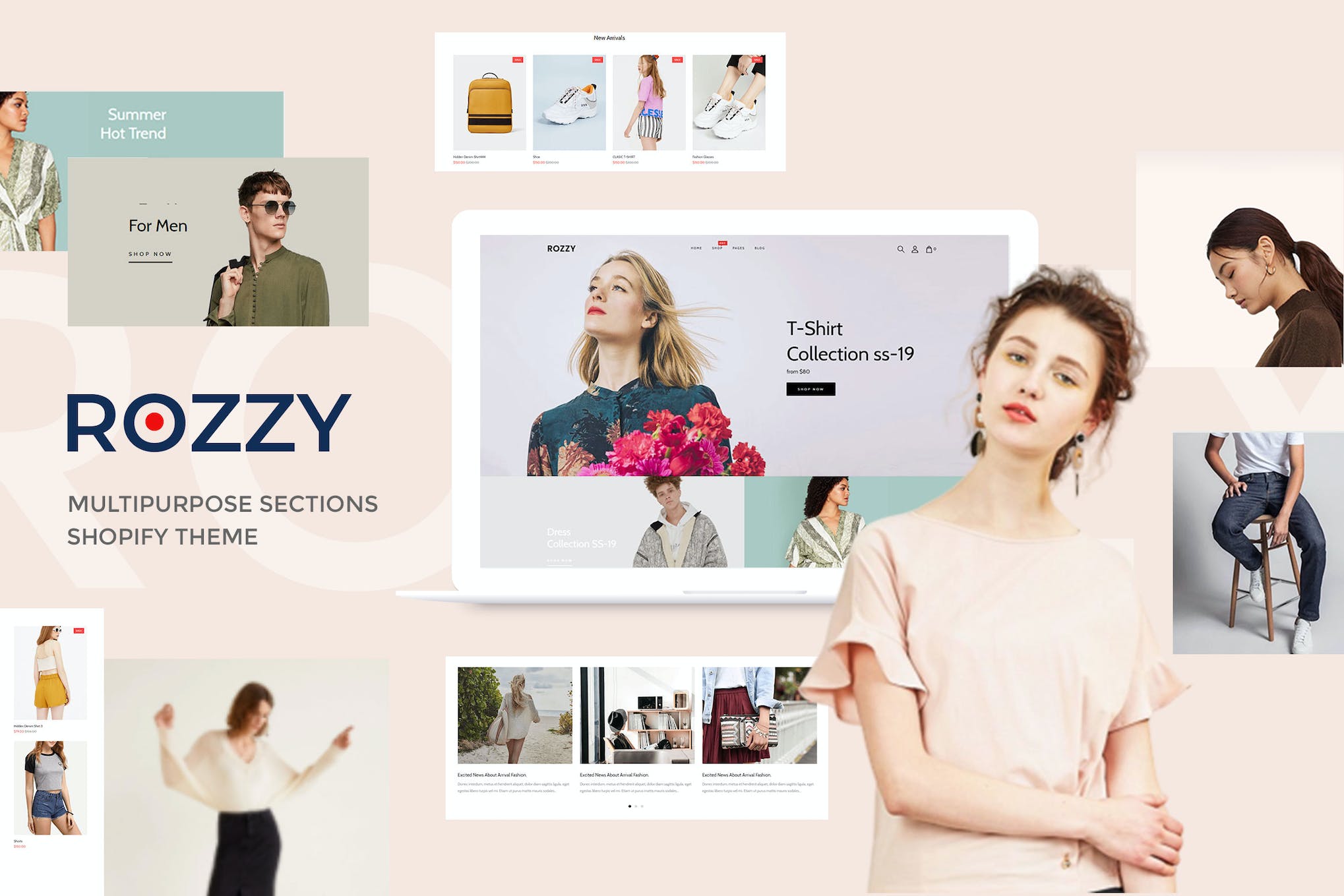 Rozzy – Multipurpose Shopify Sections Theme