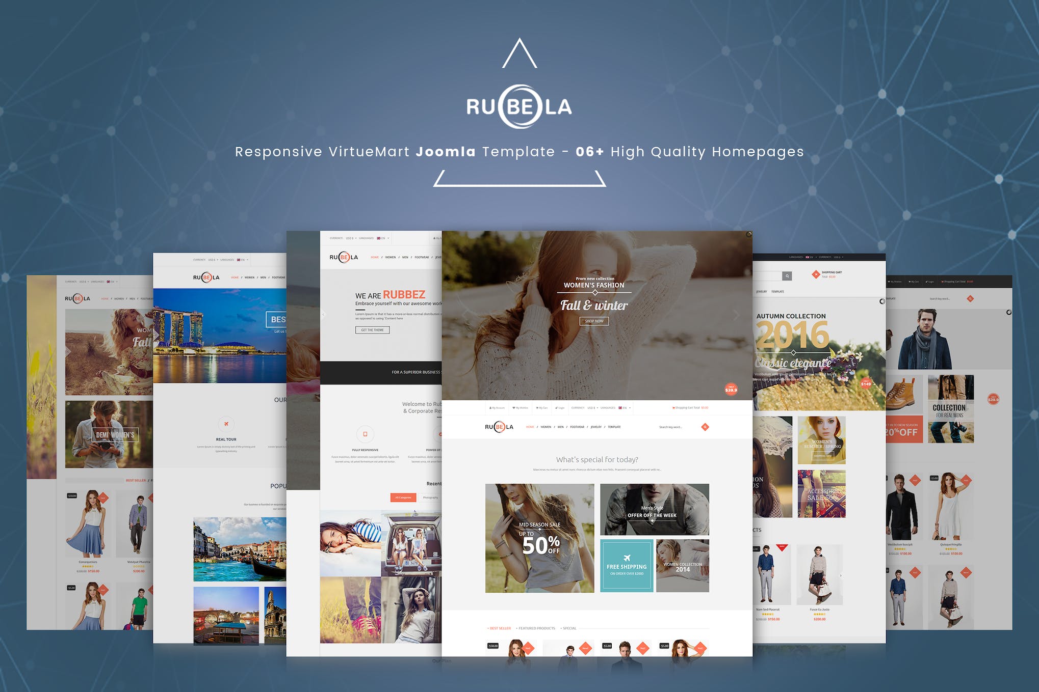 Rubela – Multipurpose VirtueMart Joomla Template