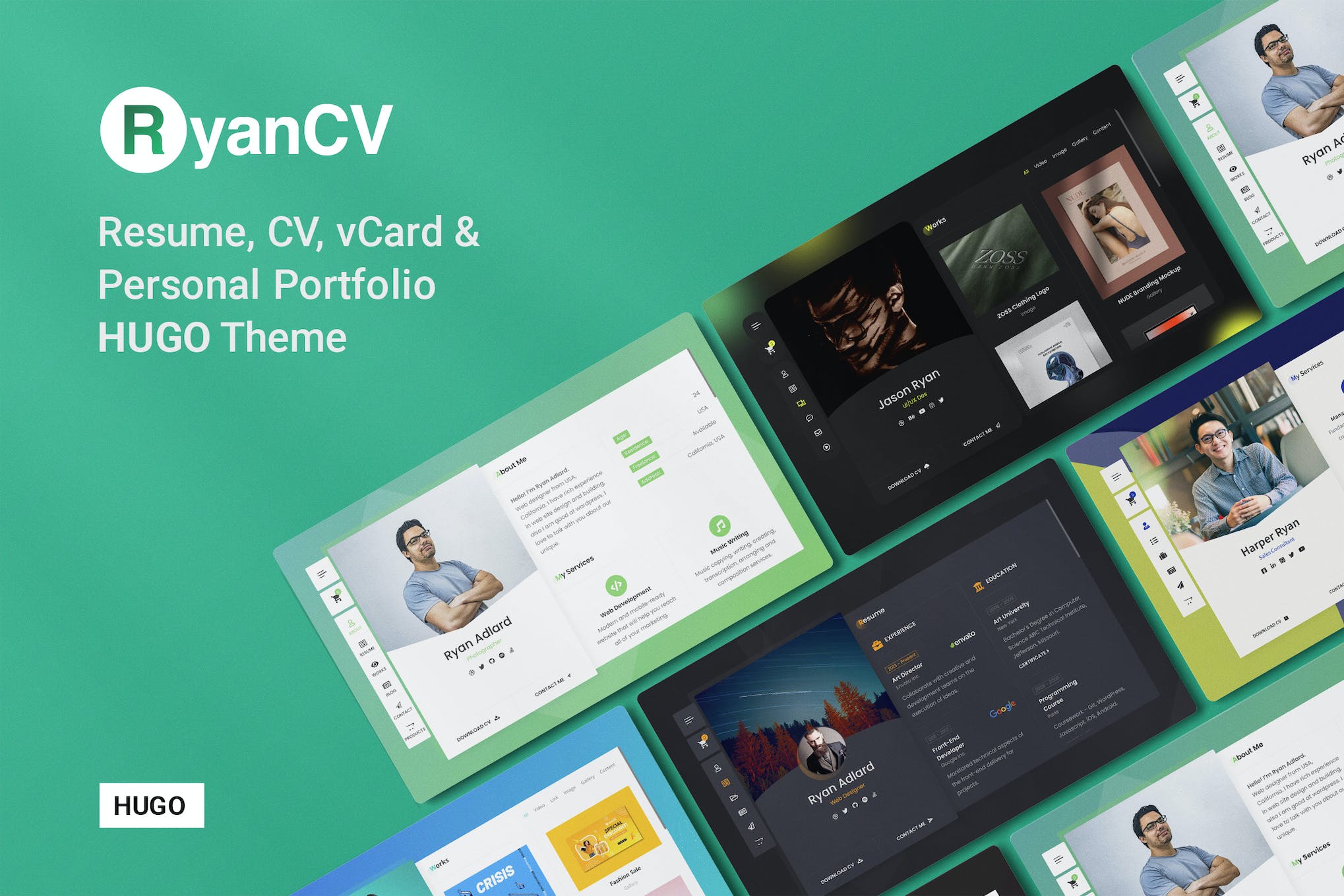 RyanCV – CV/Resume & Personal Portfolio Hugo Theme