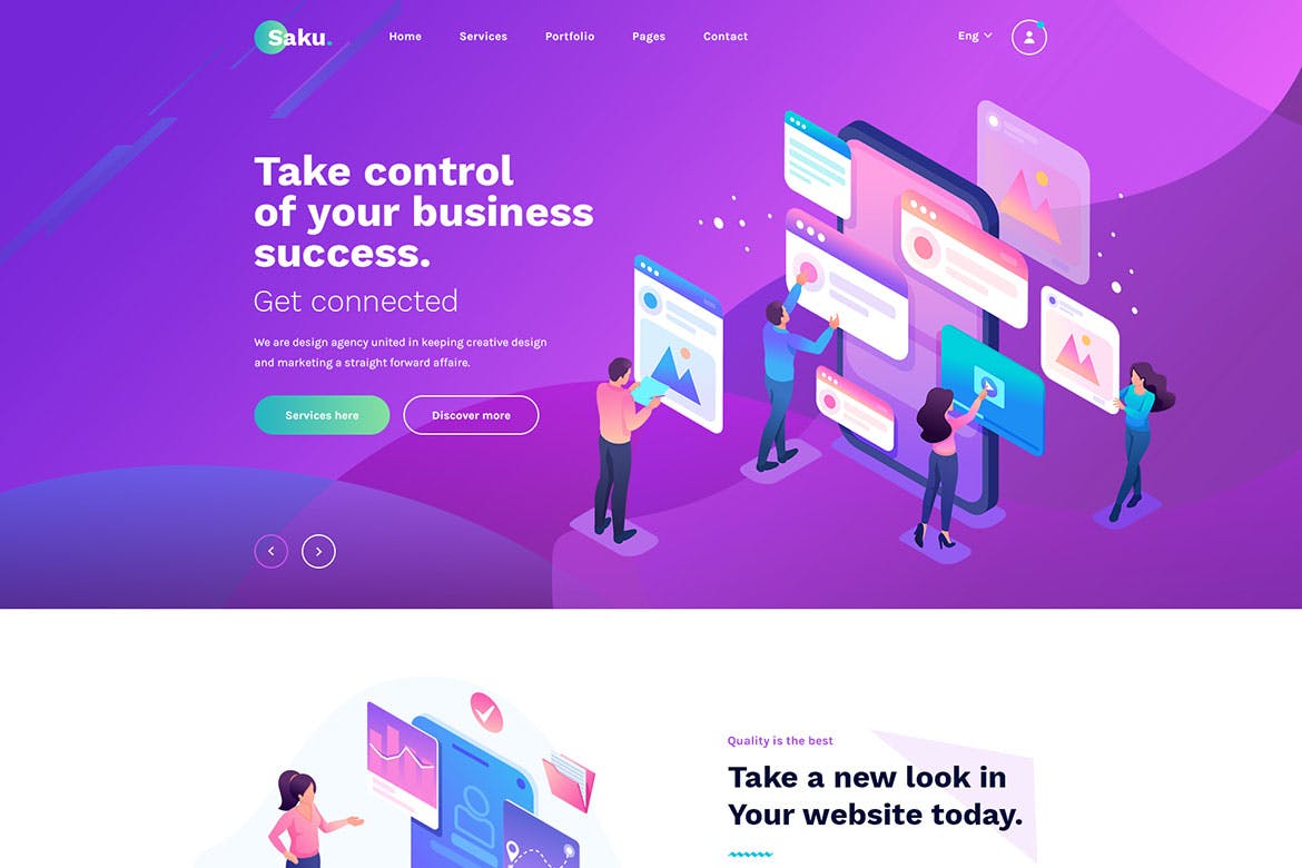 Saku – Agency And Business HTML Template