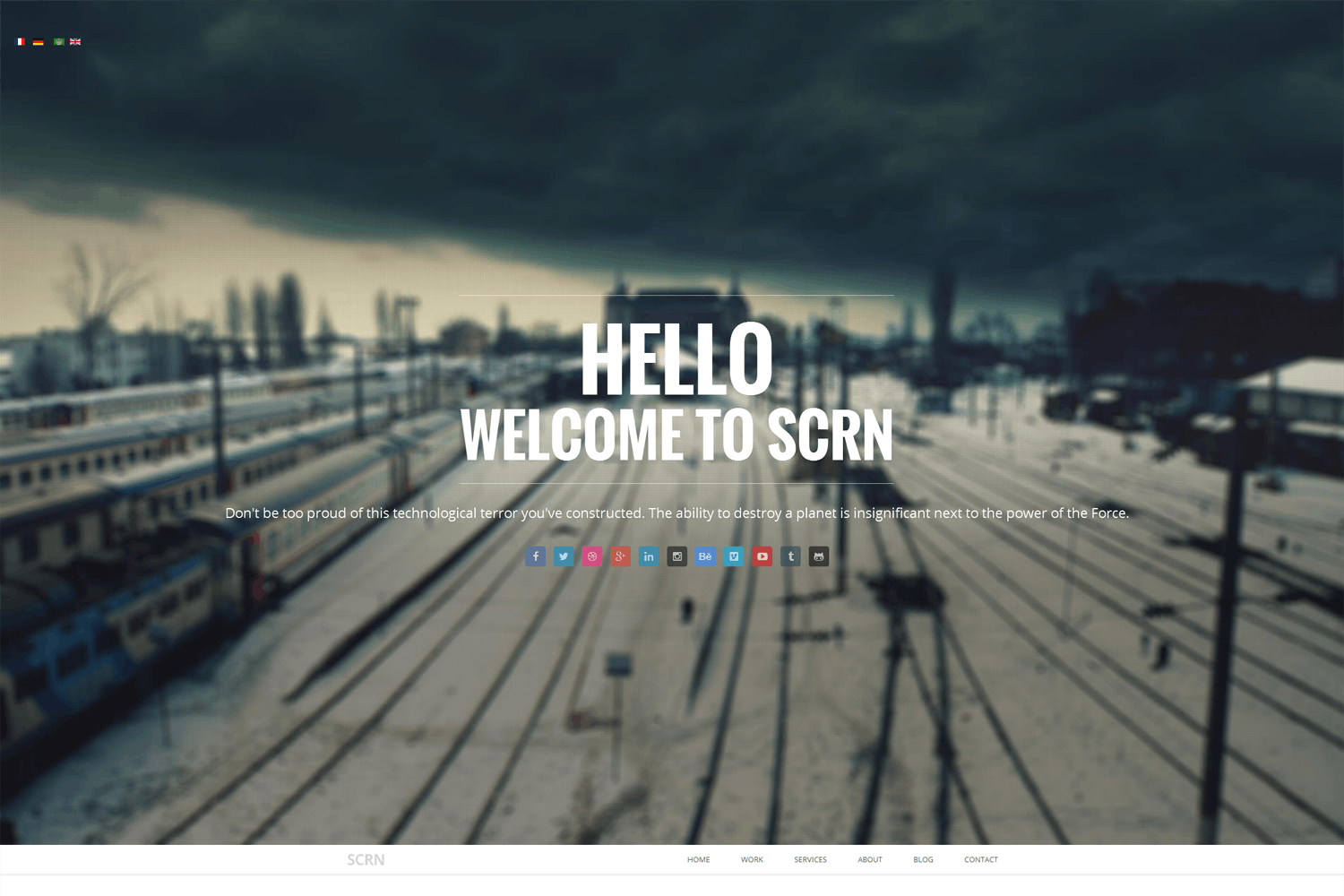 SCRN – Responsive Parallax Joomla Template